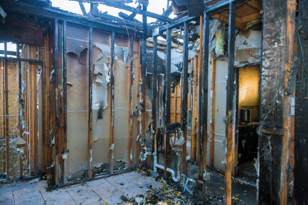 Professional Soot Cleanup technician working in Baldwin, FL